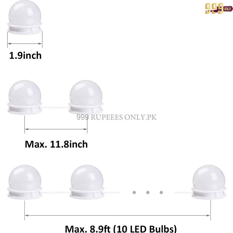 10 Pcs Vanity Mirror Bulbs