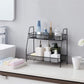 2 Layer Multi-Purpose Mini Portable Iron Organizer Shelf...