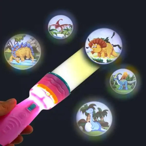 Baby Projector Torch 3cards Cartoon Projection Flashlight